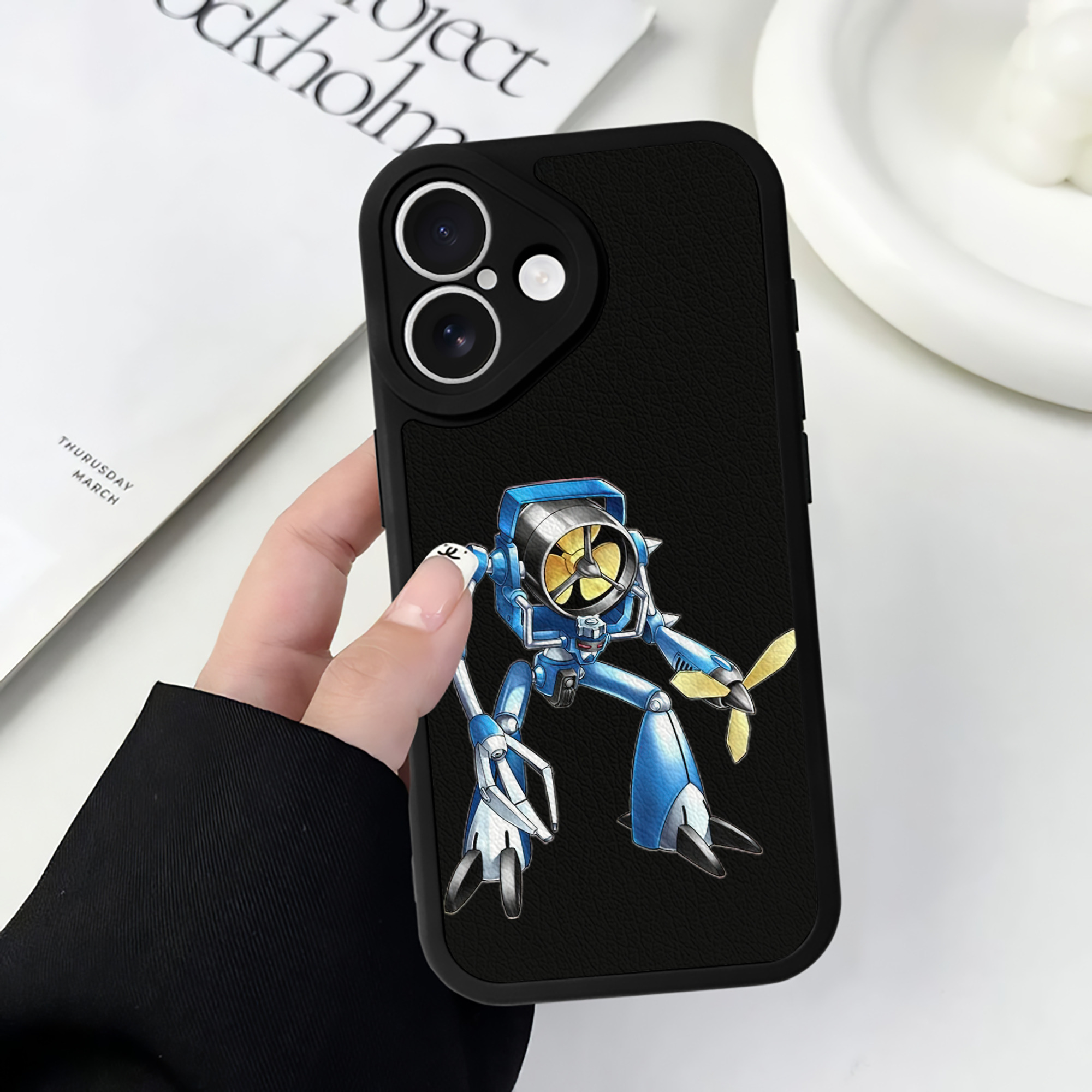 （画像用） 遊☆戯☆王 Yu-Gi-Oh! 【iPhone 16シリーズ対応】シリコンスマホケース（レザー調） 材質：シリコン